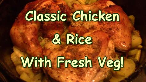 This chicken and rice is just like that. Dutch Oven Chicken & Rice! With Fresh Veg! - YouTube