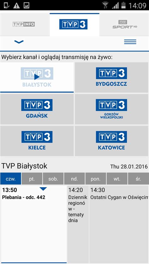 7.30, 8.30, 14.45, 18.30 i 21.30, a w soboty i niedziele o godz. TVP Stream for Android - APK Download