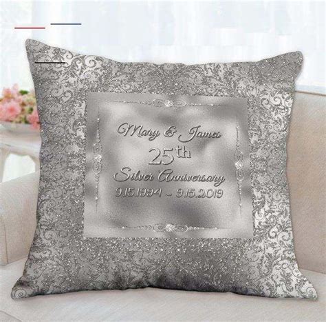 Surprise your mother and father by sending a creative marriage anniversary gift. Anniversary Pillow Gifts for Parent, 25th Anniversary ...