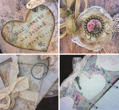 A wedding guest book is a lovely memento from your wedding day. Wedding Guest Book - Love Heart Theme In Vintage Rustic ...