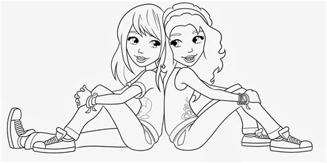 1024 x 740 jpg pixel. Lego friends sitting coloring page for kids | Színezőlapok ...