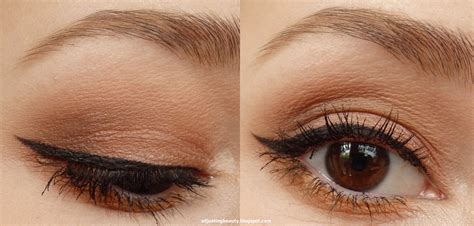 If you like bold eyeliner below your lower lash line, but aren't a fan of applying eyeliner in your waterline, you will really like this tutorial. Orange lower lash line makeup - Adjusting Beauty