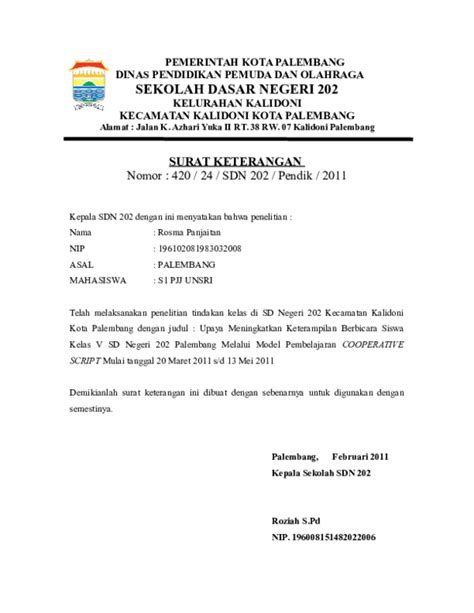 Contoh Kop Surat Sekolah Dasar Negeri - Barisan Contoh