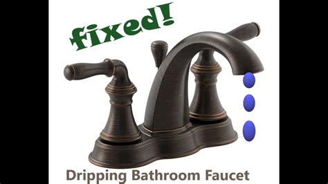 A leaky, dripping faucet can be a nightmare. Remove Handles & Fix Your Dripping Bathroom Faucet - YouTube