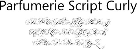 The image assets you use. Parfumerie Script Curly | Script, Cool fonts, Fonts design