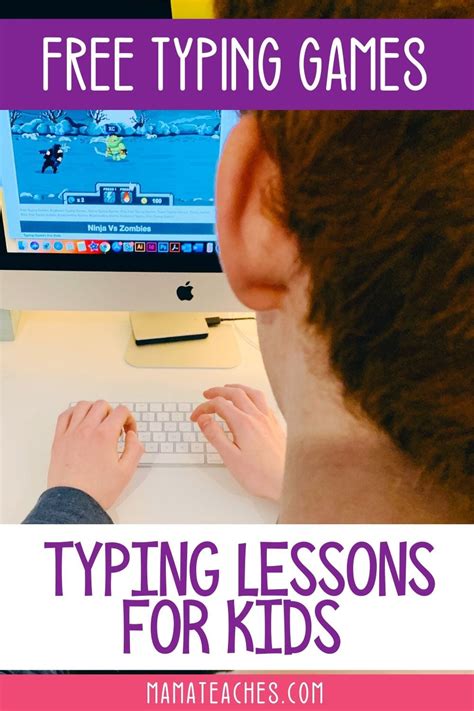 I believe that if you practice 5 minutes per day during a month you will greatly improve your speed. FREE Typing Games for Kids {and Adults!} - Mama Teaches