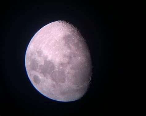 Muund (rare variant in moselle franconian). Der Mond mit Smartphone fotografiert - Spektrum der ...