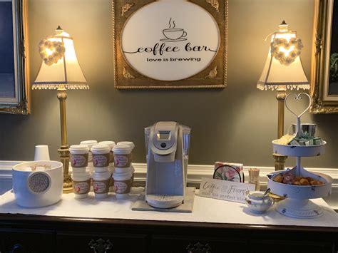 This custom banner is perfect for adding a special touch to your special event! Coffee bar for bridal shower | Bridal shower, Coffee bar