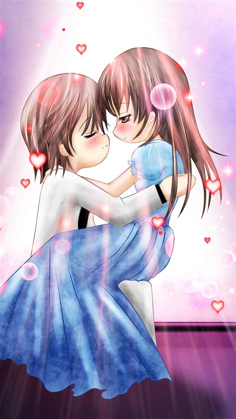Hd wallpapers and background images. 69+ Anime Hug Wallpapers on WallpaperPlay