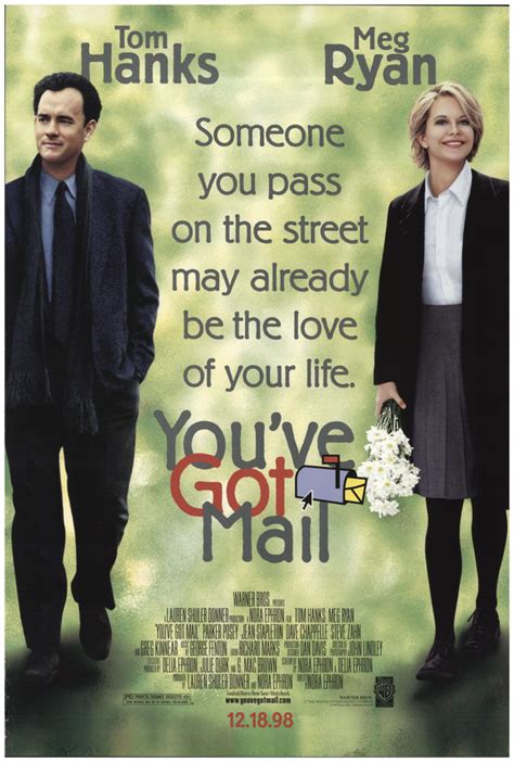 The appeal of you've got mail is as old as love and as new as the web. You've Got Mail 1998 Original Movie Poster #FFF-69184 ...