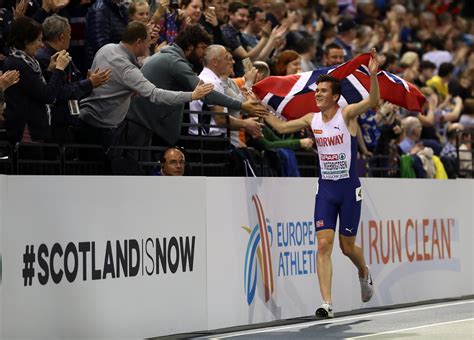 80% dopers (unless you want to argue that doping doesn't help in running faster times/training harder/recovering better etc.). Hallen-EM in Glasgow: Jakob Ingebrigtsen gewinnt 3.000 m ...