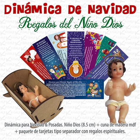 Inicio juegos cristianos dinámicas para jóvenes. Niño Dios C/cuna Dinámica Navidad Posadas 30paq/30tarj - $ 4,650.00 en Mercado Libre