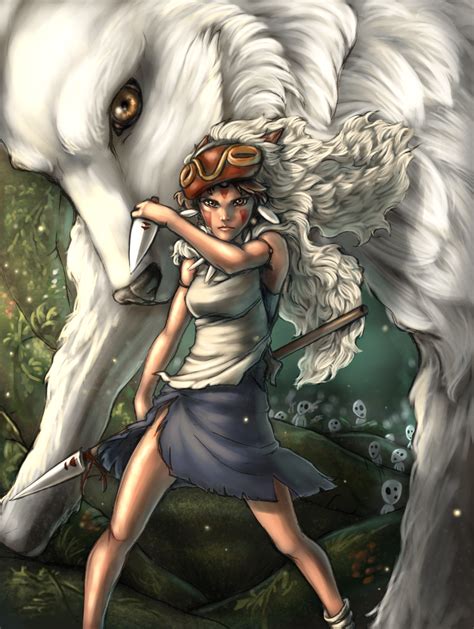 The forest in princess mononoke is teeming with them throughout the course of the film. The Geeky Nerfherder: Movie Poster Art: Princess Mononoke ...