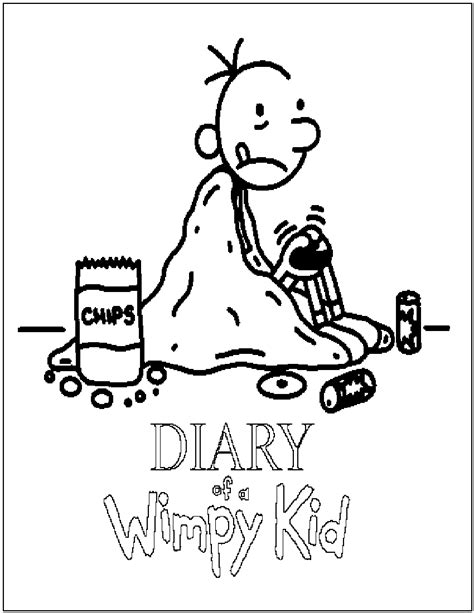 Diary of a wimpy kid. Diary of a Wimpy Kid Coloring Pages | Educative Printable ...