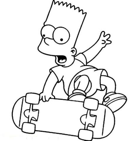 Download coloring pages : Coloring Pages Simpsons Free Printable Marg Aesthetic Maggie Family Fantastic ...
