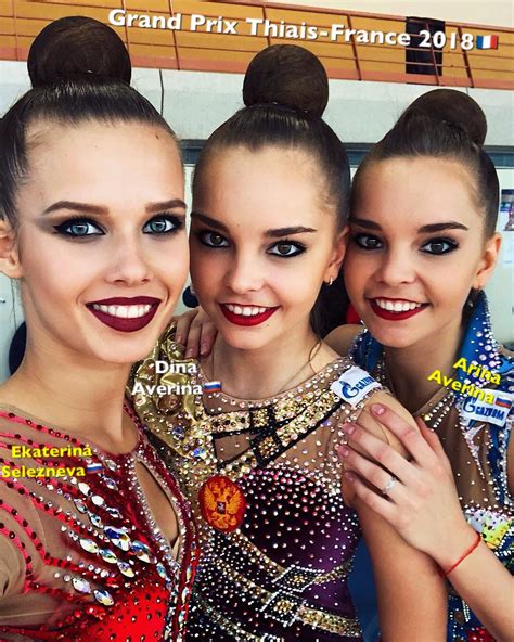 Dina averina, who was set to perform just after ashram, saw her mistake and was hopeful it was a chance for her to take the gold medal back to russia. From left to right: Ekaterina Selezneva RUS, Dina Averina ...