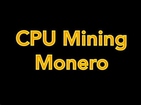 Raspberry Pi CPU Mining Monero Cryptocurrency | Coin ...