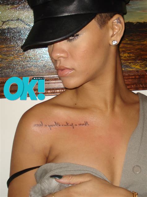 This rihanna tattoo is her first tattoo and it marks her fresh singing career. ilii00ezy: rihanna tattoos
