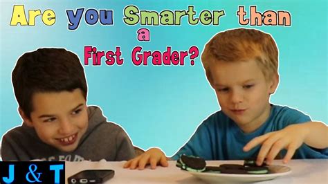 To understand how to make a question, we need to know. Are You Smarter Than a First Grader? - YouTube