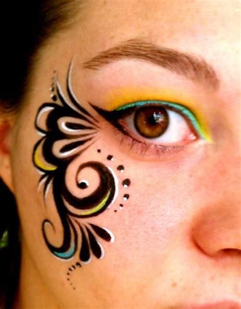 The theme for nyc bodypainting day 2016 was inner beauty and our participating artist, matt deifer, painted ri live in the streets of manhattan in front of thousands of eager onlookers. tribal swirl glam event birthday face painting party ...