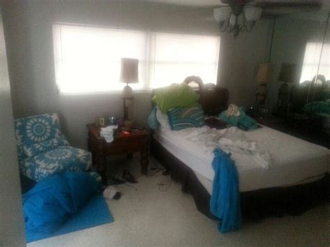 Rumble — after emptying out the storage room and having a huge halloween party a couple weeks ago, my house is trashed, especially my bedroom! My messy bedroom | Messy bedroom, Florida home, Furniture