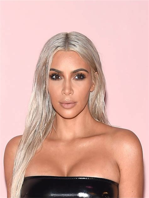 Kim kardashian's hair stylist wants her to go very blonde—and she says she's fully in. Kim Kardashian Debuts Blonde Hair at New York Fashion Week ...