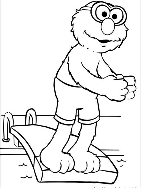 Lovely spring colouring pages to print for kids of all ages! elmo and cookie monster coloring page. We have a Elmo ...