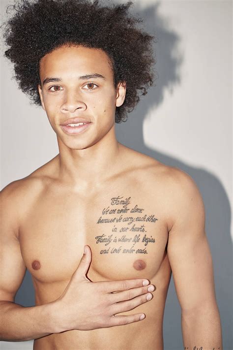 German footballer leroy sane arrives at manchester city after signing to the club in a £42m deal. Leroy Sane's 6 Tattoos & Their Meanings - Body Art Guru