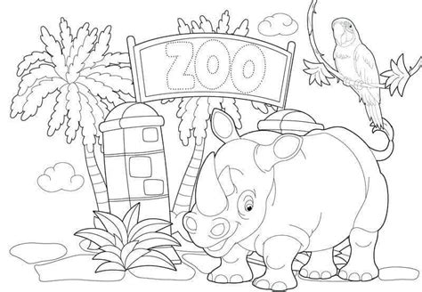 Cute printable snowman coloring pages. Free Printable Zoo Coloring Pages For Kids