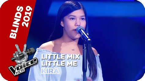 Schafft kiara es im team stefanie bei the voice kids 2021 bis ins finale? Little Mix - Little Me (Kira) | Blind Auditions | The ...