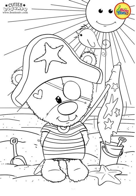 If you have any issue regarding a design contact me i'm here to help you. Cuties Coloring Pages for Kids - BonTon TV - Slatkice ...