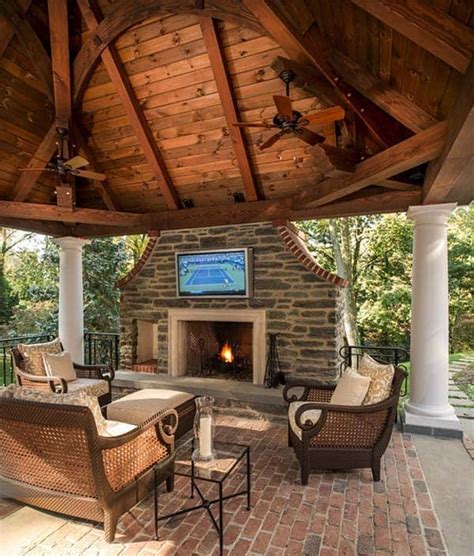 Browse a wide selection of outdoor fireplace kits on houzz, including gas and wood burning options in stone, brick and other materials. 53 Most amazing outdoor fireplace designs ever