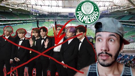 O light stick oficial do @bts_twt estará à venda nos pontos de merchandising oficiais na arena! TORCEDORES do PALMEIRAS pede para cancelar show de BTS no ...