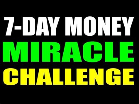 For those of us who are struggling financially and need a financial breakthrough miracle, please try out these prayers for. 7 TIMES MONEY MIRACLE PRAYER by Brother Carlos. FINANCIAL MIRACLE - YouTube