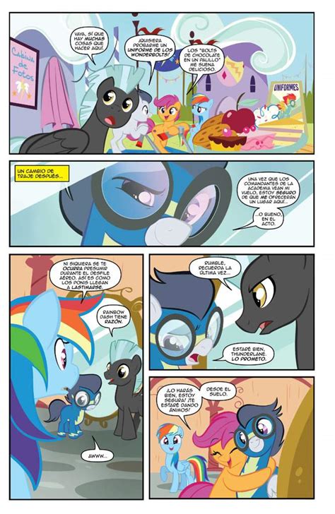 La cama está al lado de una ventana. My Little Pony: FIM #81 - Cómic Completo en Español ...