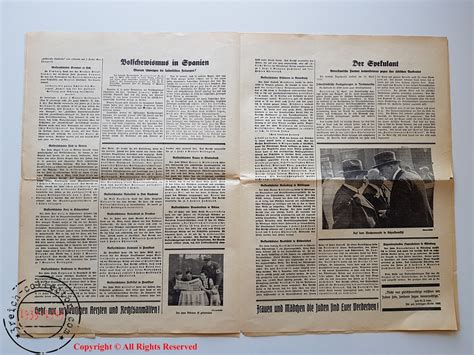 Tabloid newspapers, durban north, south africa. WW2 Concentration camp KL original items - Holocaust ...