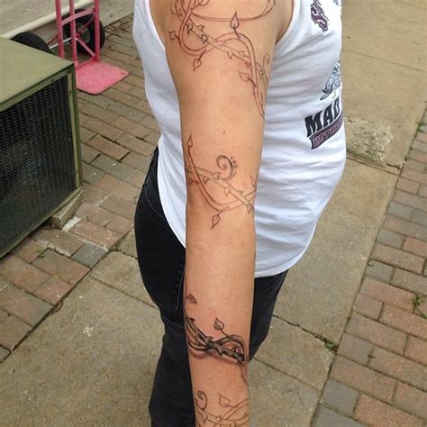 Check out amazing tattoo artwork on deviantart. Started a #vine #sleeve #tattoo today #savi #sioneprodukti… | Flickr