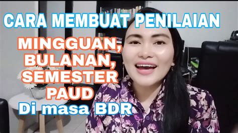 Format Penilaian Belajar Di Rumah - Guru Paud