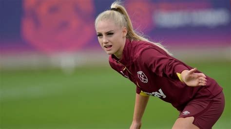 Alisha lehmann of west ham ladies celebrates scoring her sides first goal with her team mates during the women's fa cup semi final match between reading women and west ham united ladies at adams park on april 14, 2019 in high wycombe, england. Lehmann set for Women's World Cup play-off decider | West ...