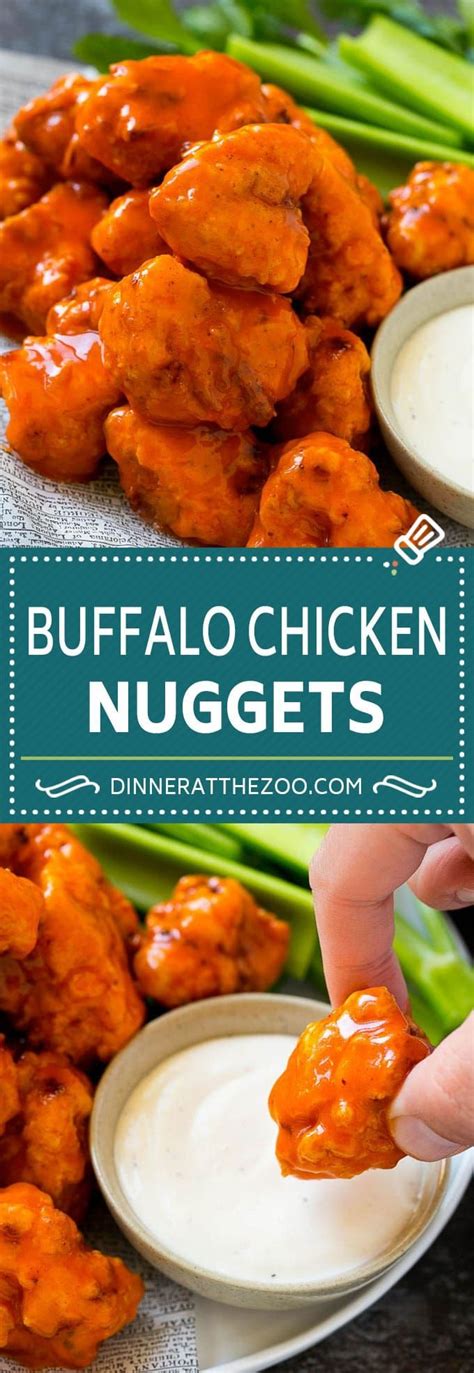 Great for dipping.this recipe makes for an easy and tasty snack or meal. Buffalo Chicken Nuggets Recipe | Homemade Chicken Nuggets ...