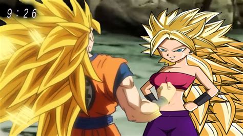 Si aún no viste el anime de super dragon ball heroes te dejamos el link para verlo en versión original subtitulado al español, os dejamos el link. Goku Shows Caulifla And Kale Super Saiyan 3?! | Dragon ...