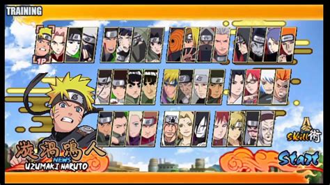 This game that we will share is the latest version. NARUTO senki mod full character terbaru - YouTube