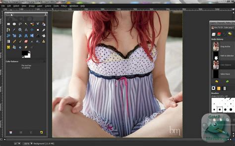 Moreover, photoshop is paid tool. GIMP: How To Color Clothes - YouTube