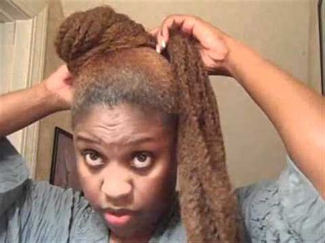 3 quick and easy marley hair bun tutorials. Side Bun With Braiding Hair (Inspired by msvaughn) - YouTube