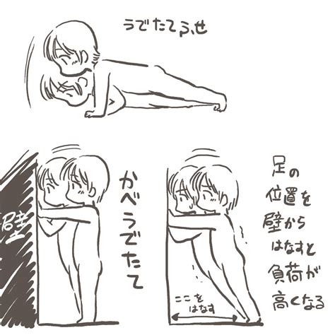 掘骨砕三 on Twitter: "肩凝り解消には「腕立て伏せ」が効果的だが ...