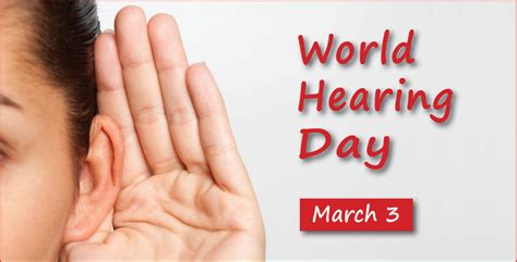 #wswd2021 día mundial del trabajo social. March 3—World Hearing Day—turning up the volume on noise ...