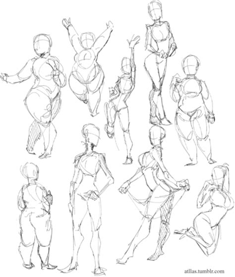 When you draw the body of a woman, you can imagine it as an inverted triangle. body types poses | Figure drawing, Drawing poses, Drawing ...