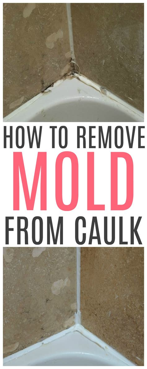 We redid our shower and tub with mold resistant grout, much more expensive than regular and a pain to install, but we hired someone to do that. How To Remove Mold From Caulk | House cleaning tips ...