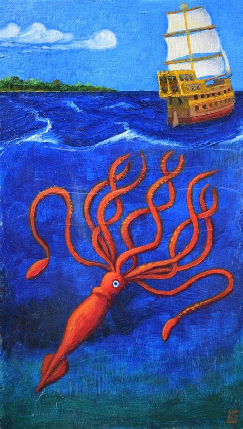 Giant Squid Painting