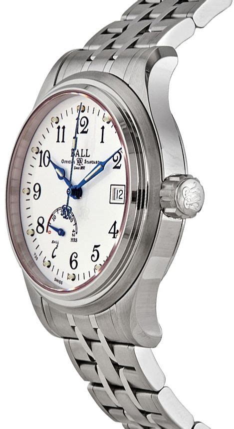 I aced my test wh. Mens Ball Trainmaster Power Reserve NM1056D-S1J-WH